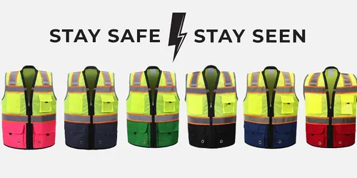 Vista 6 de Shine Bright Chaleco de seguridad – Alta visibilidad con correas reflectantes y bolsillos – Premium, suave, duradero y transpirable