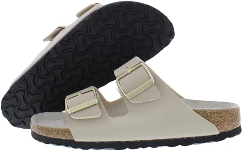 Vista 100 de Birkenstock Sandalias unisex Arizona con plantilla suave para adultos Negro (black Oiled Leather)