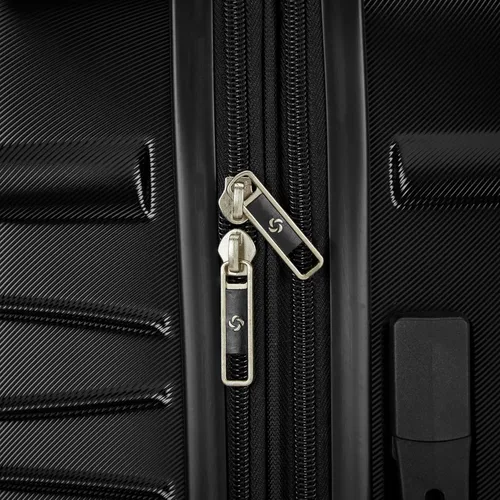 Vista 6 de Samsonite Equipaje expandible unisex Evolve Se Hardside con ruedas giratorias dobles, negro ( Bass Black ), Evolve Se Hardside - Equipaje expandible