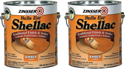 Vista 6 de Zinsser 304H Bulls Eye Shellac, acabado tradicional y sellador, cuarto, transparente