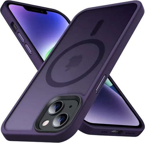Vista 9 de Anqrp Funda magnética a prueba de golpes para iPhone 12 Pro Max, [compatible con MagSafe] [probada contra caídas de grado militar] Funda delgada