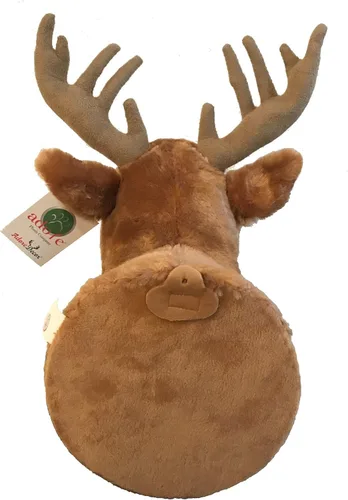 Vista 3 de Peluche felpa venado de cola blanca con soporte de pared Adore de 13 pulgadas