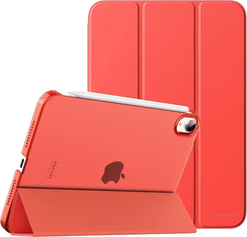 Vista 37 de MoKo Funda para iPad mini 7 (A17 Pro) Generación 2024, Funda para iPad mini 6 2021, Funda Protectora Delgada y Ligera de 8.3 Pulgadas con Carcasa