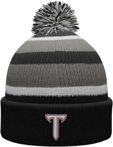 Vista 12 de NCAA Prime - Gorro de punto de invierno con pompón plegable