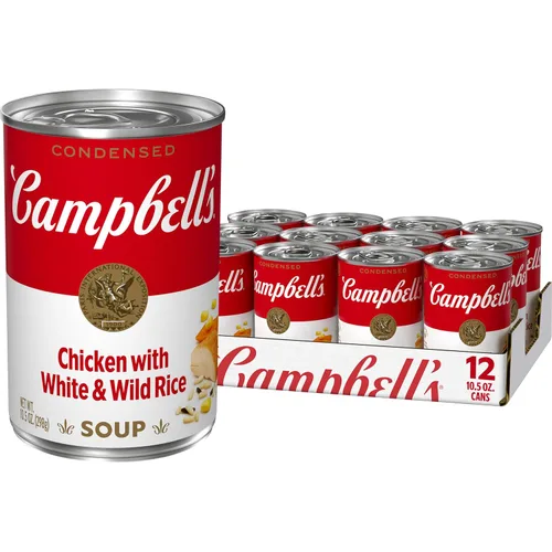 Vista 14 de Campbell's - Sopa condensada de pollo y arroz, lata de 10.5 onzas
