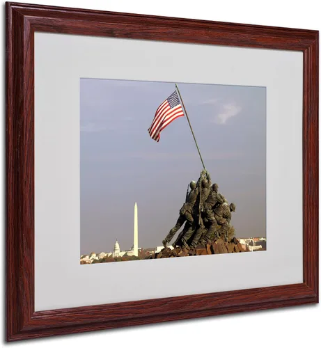 Vista 6 de Trademark Fine Art CATeyes - Lienzo conmemorativo para pared, marco de madera, 11 x 14 pulgadas