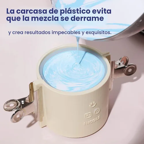 Vista 7 de BOOWAN NICOLE Molde de silicona para tarro de vela clásico, molde de cemento para vasos de vela con tapa para bricolaje (SH0989-1-2 A0183)