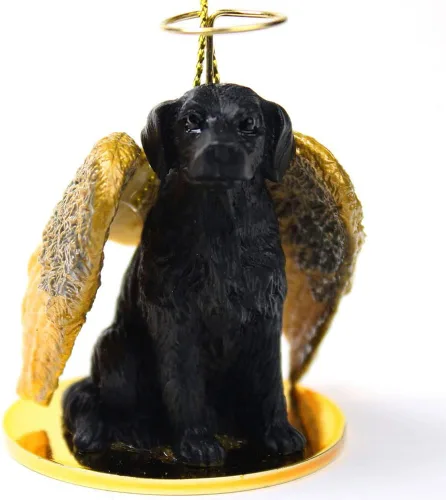 Vista 148 de Conversation Concepts Adorno navideño: Chihuahua, pelo largo 19-Dorado