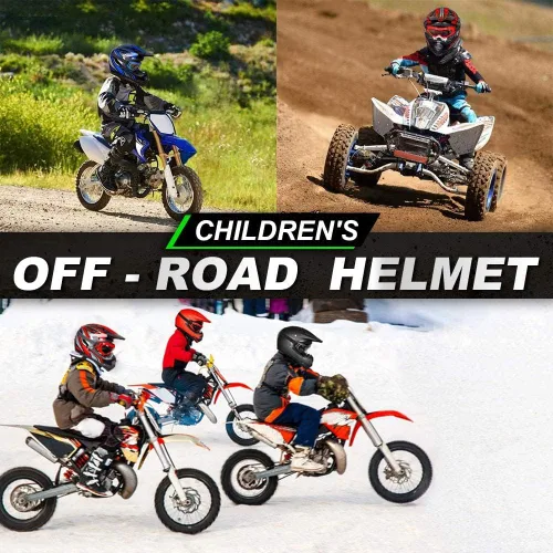 Vista 6 de ILM Casco con gafas de seguridad y guantes deportivos para niños y adolescentes, para motocross, cuatrimoto, motocicleta y todoterreno, aprobado por