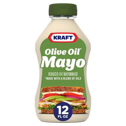 Vista 11 de Kraft Mayonnaise, Mayo with Olive Oi, 22 fl oz Bottle