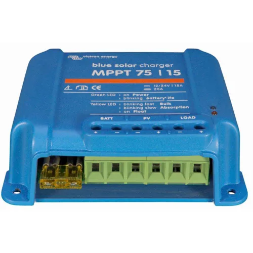 Vista 4 de Victron Energy BlueSolar MPPT Controlador de carga solar - Controladores de carga para paneles solares - 75V, 15 amperios, 12/24 voltios