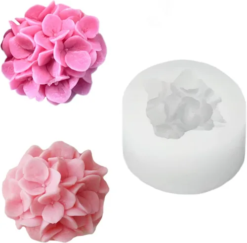Vista 16 de 2 moldes para velas de flores de peonía, molde de jabón hecho a mano con flores 3D para fondant, hecho a mano, loción, barra, crayón, crayón 2