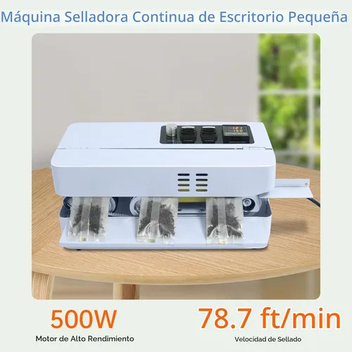 Vista 8 de Máquina comercial del sellador de calor, máquina continua automática del lacre de la banda Adjustable temperature & speed, High-speed, Digital