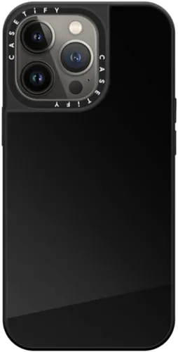 Vista 18 de CASETiFY Funda de espejo para iPhone Air [Reflejante/Compatible con Magsafe / Protección contra caídas de 4.9 pies de grado militar 1X] - Negro