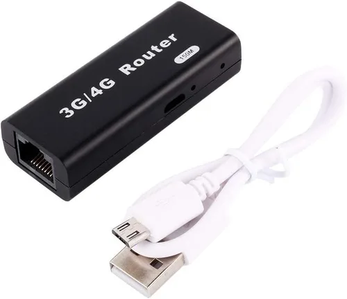 Vista 6 de Router inalámbrico, router de red mini portátil 3G/4G WirelessN USB WiFi Hotspot router AP 150Mbps WLAN LAN RJ45