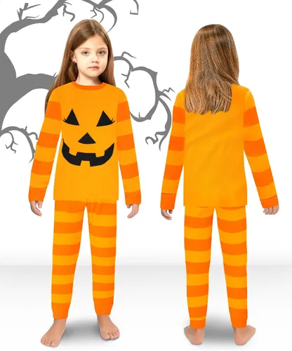 Vista 6 de Pijamas de Navidad para niños y niñas de 18 meses-12 años, ropa de dormir 100% algodón