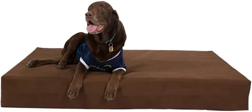 Vista 8 de Pet Support Systems Lucky Dog - Cama ortopédica de espuma viscoelástica de 7 pulgadas para perro, tamaño XXXL, azul