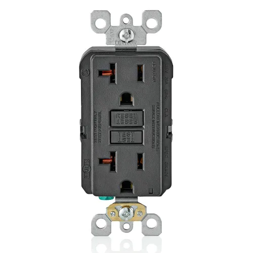 Vista 22 de Leviton SmartlockPro - Combinación GFCI de autocomprobación 15A con USB tipo A y tipo C en pared, cargador USB para teléfonos inteligentes y Blanco