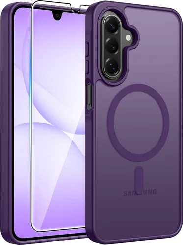 Vista 25 de FNTCASE para Samsung Galaxy Z Fold 7 Estuche Magnético: Funda de Teléfono Celular con Textura Mate Translúcida, Protección contra Caídas de Grado