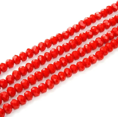 Vista 19 de 500 piezas de cuentas de cristal checo facetadas rondelle de 4 mm, pequeñas y diminutas, espaciadoras a granel, color amatista púrpura para hacer