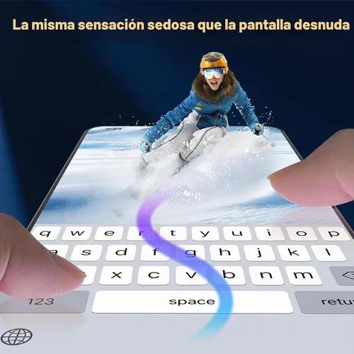Vista 5 de YWXTW EZ Unlock - Protector de pantalla de privacidad para Samsung Galaxy S25 Plus, soporte de huellas dactilares ultrasónico 0.01S, no de vidrio