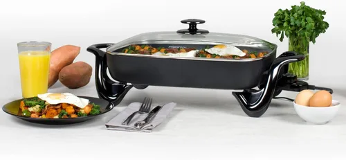 Vista 3 de Presto 06852 Sartén eléctrica de 16 pulgadas con tapa de vidrio