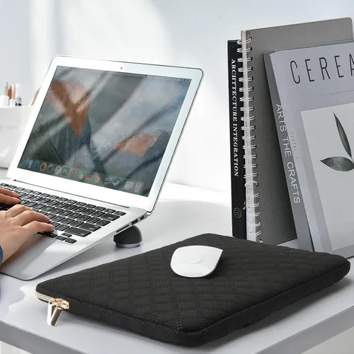 Vista 8 de Funda para portátil 13 pulgadas-Funda protectora para MacBook Pro de 14 Negro