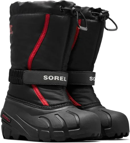 Vista 3 de SOREL - Botas de nieve con forro de fieltro para niños. Negro