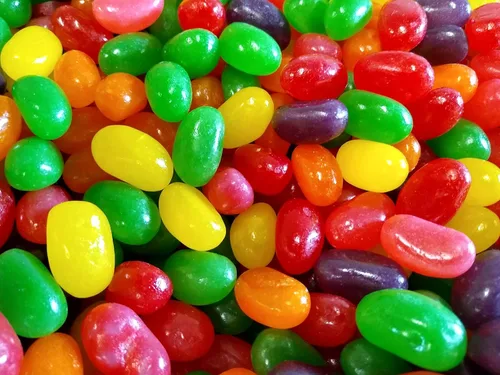 Vista 7 de Gomitas de frutas surtidas de 2 libras a granel Jumbo extra grandes
