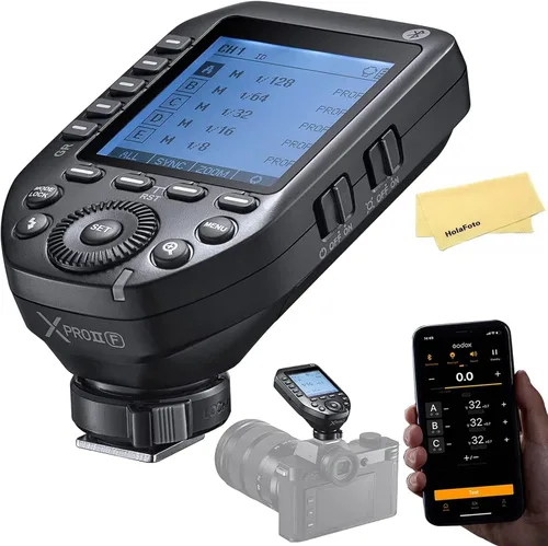 Vista 13 de GODOX Disparador de flash inalámbrico XProII-S TTL para cámaras Sony, 2.4G 1/8000s HSS, Bluetooth incorporado para control de aplicación