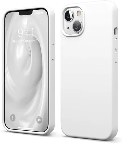 Vista 30 de elago - Carcasa de silicona líquida prémium para iPhone 13 Full Body Screen Camera Protective Cover, Shockproof, Slim Phone Case, Anti-Scratch