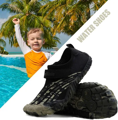 Vista 7 de BomKinta Zapatos de agua para niños descalzos Chicos Niñas de secado rápido Zapatillas deportivas ligeras Zapatillas deportivas