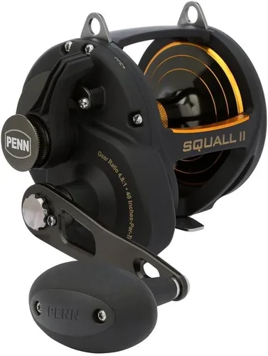 Vista 13 de ¡Nuevo! Carrete de pesca convencional Penn Squall II Level Wind