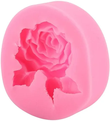 Vista 7 de Rose forma silicona pastel fondant chocolate haciendo herramienta de decoración accesorio para hornear