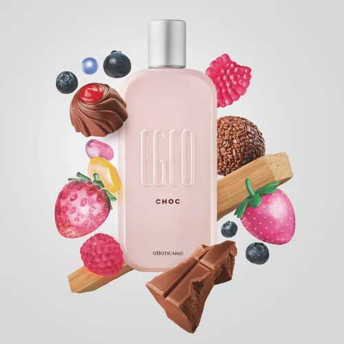 Vista 3 de O Boticário Egeo Choc Eau de Toilette, perfume de fragancia naranja ciruela y albaricoque para mujer, 3 onzas