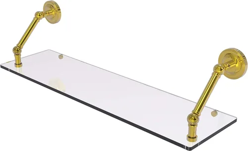 Vista 47 de Allied Brass PR-1/22-ORB Pr - Estante de vidrio con bordes biselados de 1 pulgada, 22 pulgadas, bronce aceitado