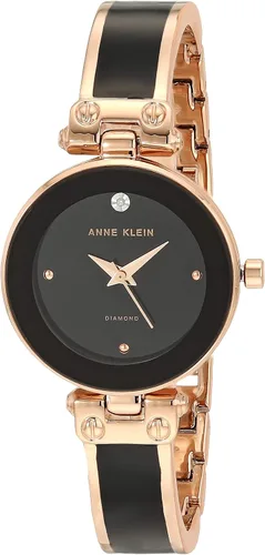 Vista 46 de Anne Klein Reloj de pulsera con esfera de diamantes genuinos