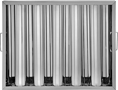 Vista 9 de VBENLEM Paquete de 6 filtros de campana de 19.5 pulgadas de ancho x 15.5 pulgadas de alto, filtros de campana comercial de acero inoxidable 430