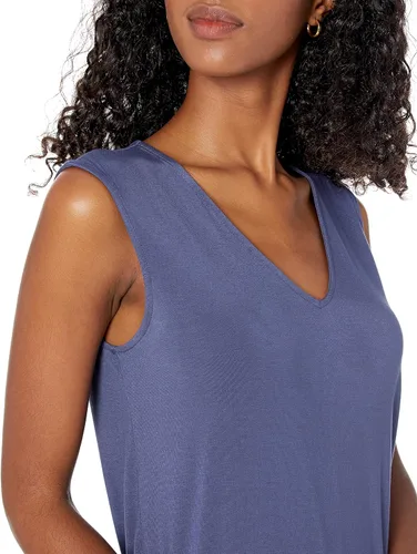 Vista 3 de Tienda Essentials Women's Jersey Standard-Fit V-Neck Tank Top (Previously Daily Ritual), Multipacks