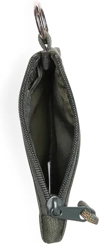 Vista 17 de KAVU Stirling Cartera delgada de lona de algodón con cremallera de doble cara