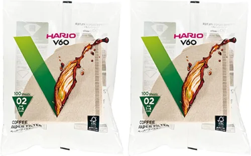 Vista 26 de Hario V60 - Filtro de café de papel, tamaño 01, blanco, caja de 40 unidades (paquete de 3)