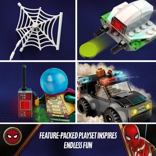 Vista 6 de LEGO Marvel Spider-Man vs. Mysterio's Drone Attack 76184 Kit de construcción (73 piezas)