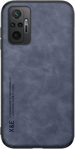 Vista 5 de Kepuch Silklike - Funda para Redmi Note 10 Pro/Pro Max - Cubierta de parachoques con placa de metal incorporada para Redmi Note 10 Pro/Pro Max