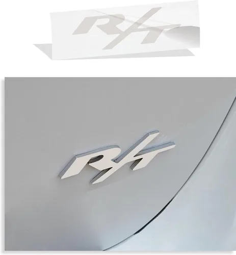 Vista 14 de R/T Emblema de Superposición Adhesivo - 2011-2026 Durango R/T (Naranja Brillante)