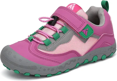 Vista 57 de Mishansha Botas de Senderismo para Niños Pequeños Niñas Niños Zapatos de Senderismo Resistentes al Agua Anti-Colisión Antideslizantes Atléticas