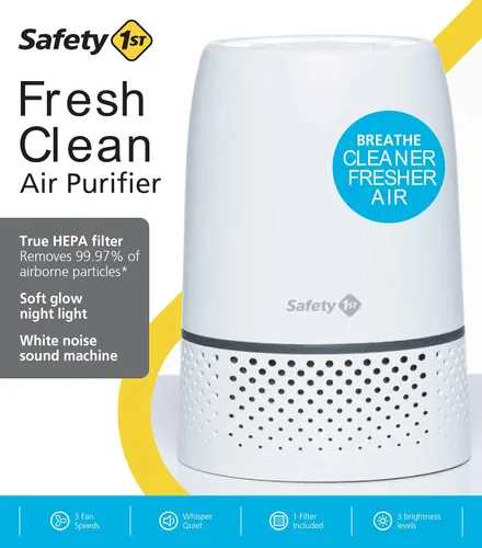 Vista 6 de Safety 1st Purificador de aire fresco y limpio, blanco