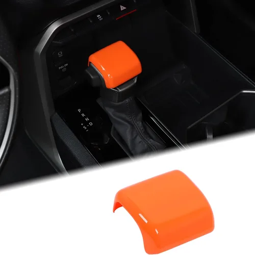 Vista 18 de Aunginsy Cubierta de freno de mano para palanca de cambios de automóvil, compatible con Toyota Tundra 2022+, Sequoia 2023+ y Tacoma 2024+, perilla