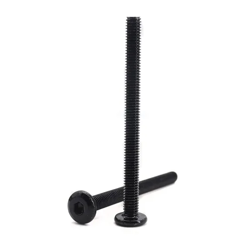 Vista 11 de 20pcs M6 x 0.591 in Remache Negro Avellanado Socket Cap Allen Tornillos Remache Tornillos Muebles Conexión 304 Acero Inoxidable