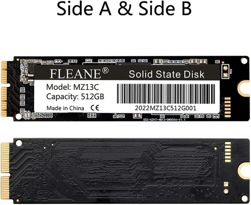 Vista 3 de MZ13C 1TB 1024GB PCIe NVMe SSD compatible con MacBook Air 2013-2017, MacBook Pro 2013-2015, iMac A1418 A1419 2013-2017, Mac mini A1347 2014