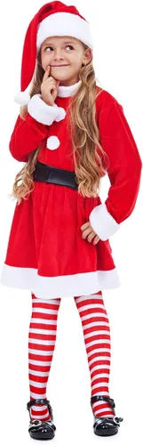 Vista 2 de Boao - 3 leggings de media altura para disfraz, medias de Halloween para niñas, regalos de fiesta de Halloween, 4-8 años de edad